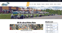 Desktop Screenshot of mickesmotor.se
